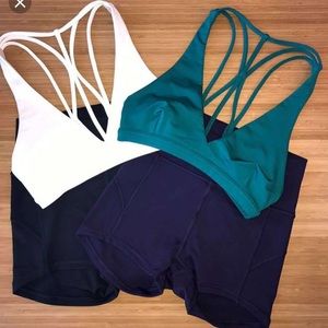 SOLD***Lululemon Raise The Barre Bra White size 2
